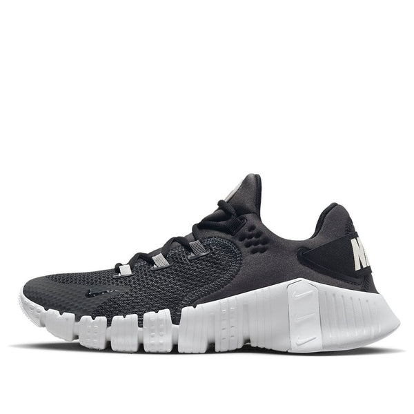 

Кроссовки free metcon 4 amp 'dark smoke grey black' Nike, черный