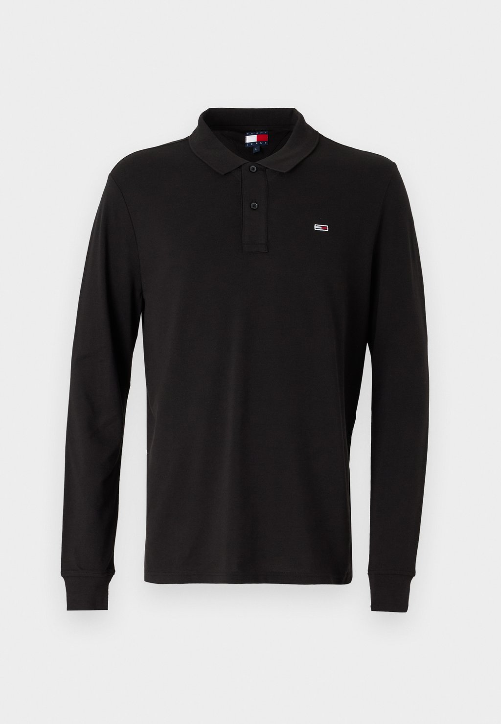 

Рубашка поло SLIM PLACKET Tommy Jeans, черный
