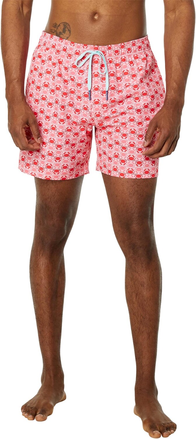 

Плавки Southern Tide Why So Crabby Swim Trunks, цвет Rose Blush