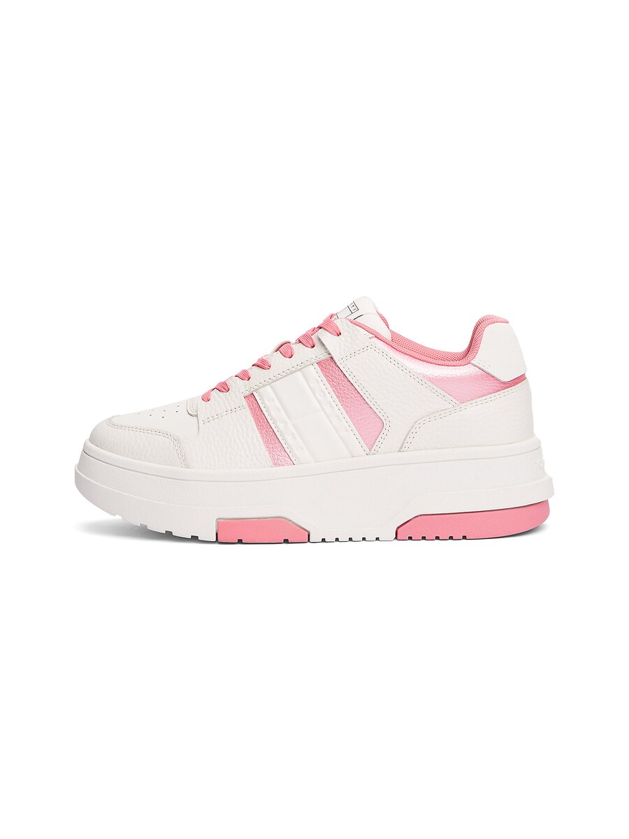Кроссовки Tommy Jeans The Brooklyn, цвет Pink/White