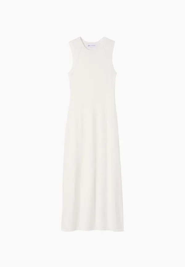 Свитер-макси Victoria Beckham, модель maxi dress Gap, новый цвет офф-вайт — фото 4