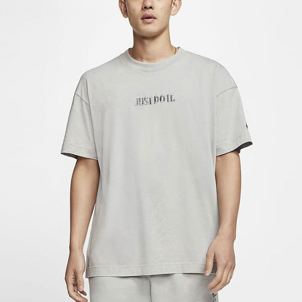 Футболка как спортивная одежда jdi top logo tee Nike, серый — фото 4