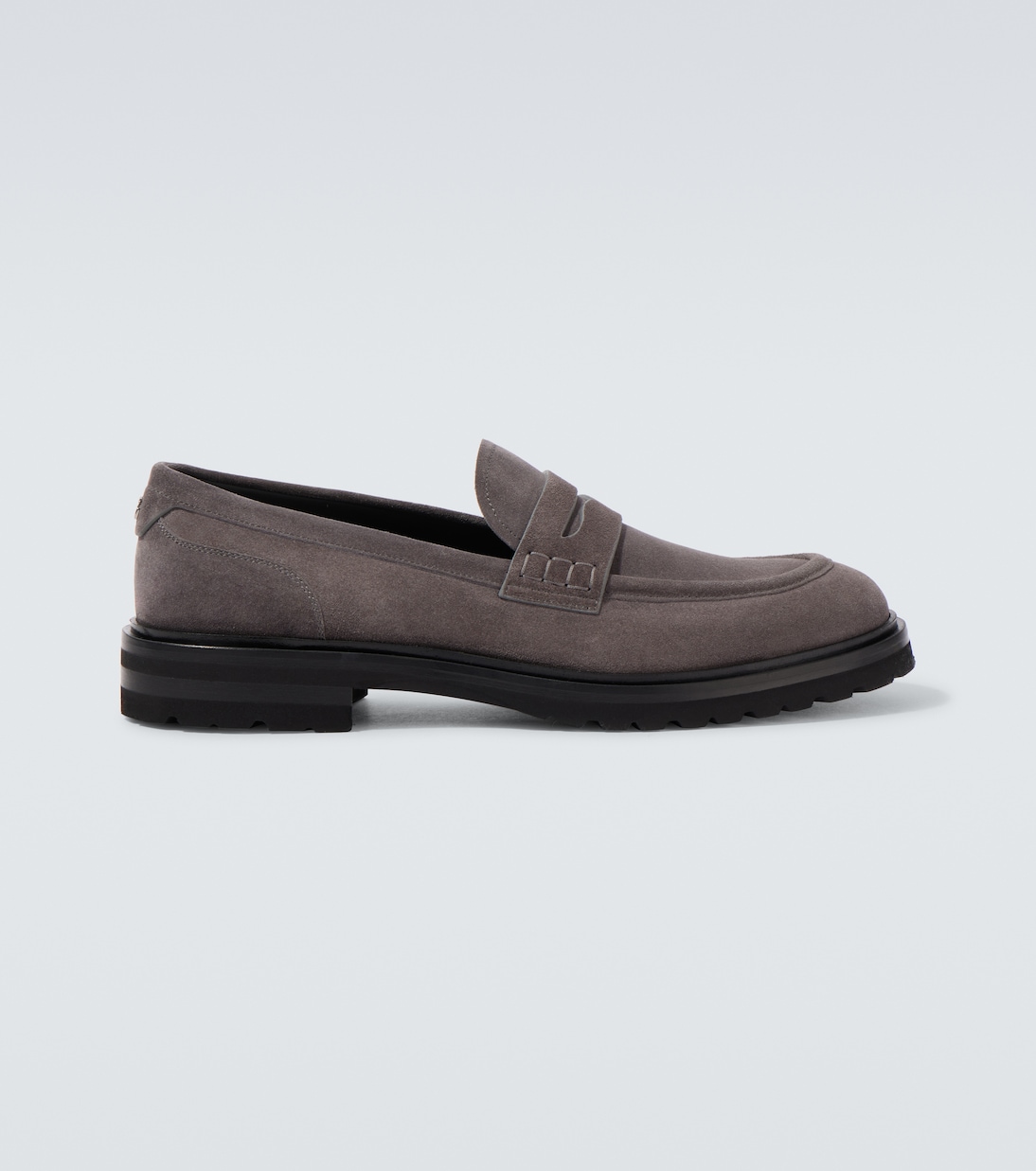 

Лоферы пенни из замши Altavilla Dolce&Gabbana, Dark Grey