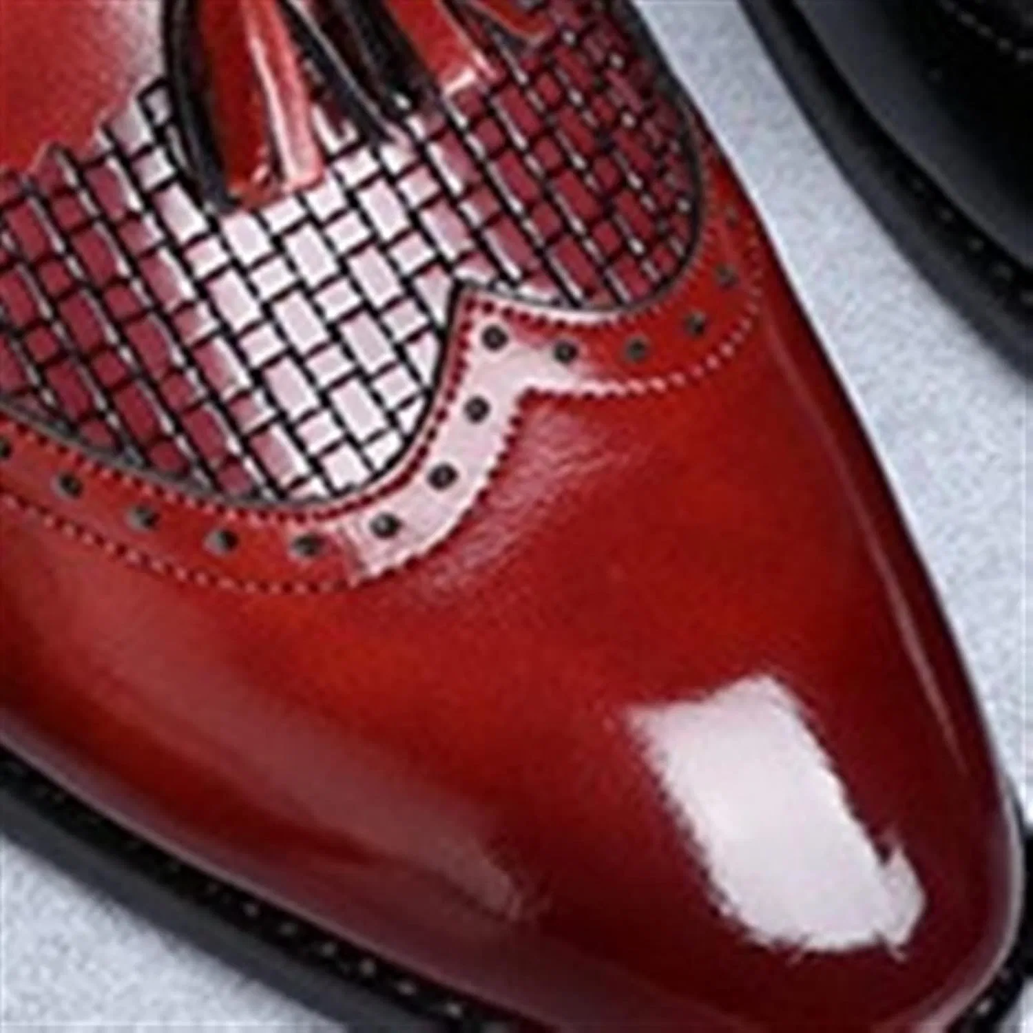 Туфли Men's Shoes, Men's Leather Shoes, Men's Casual Leather Shoes Generic, Red — фото 4