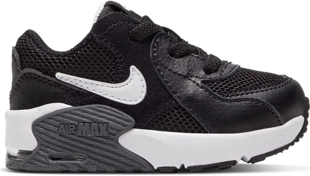 Кроссовки Nike Air Max Excee, детские, чёрные/тёмно-серые/белые — фото 2