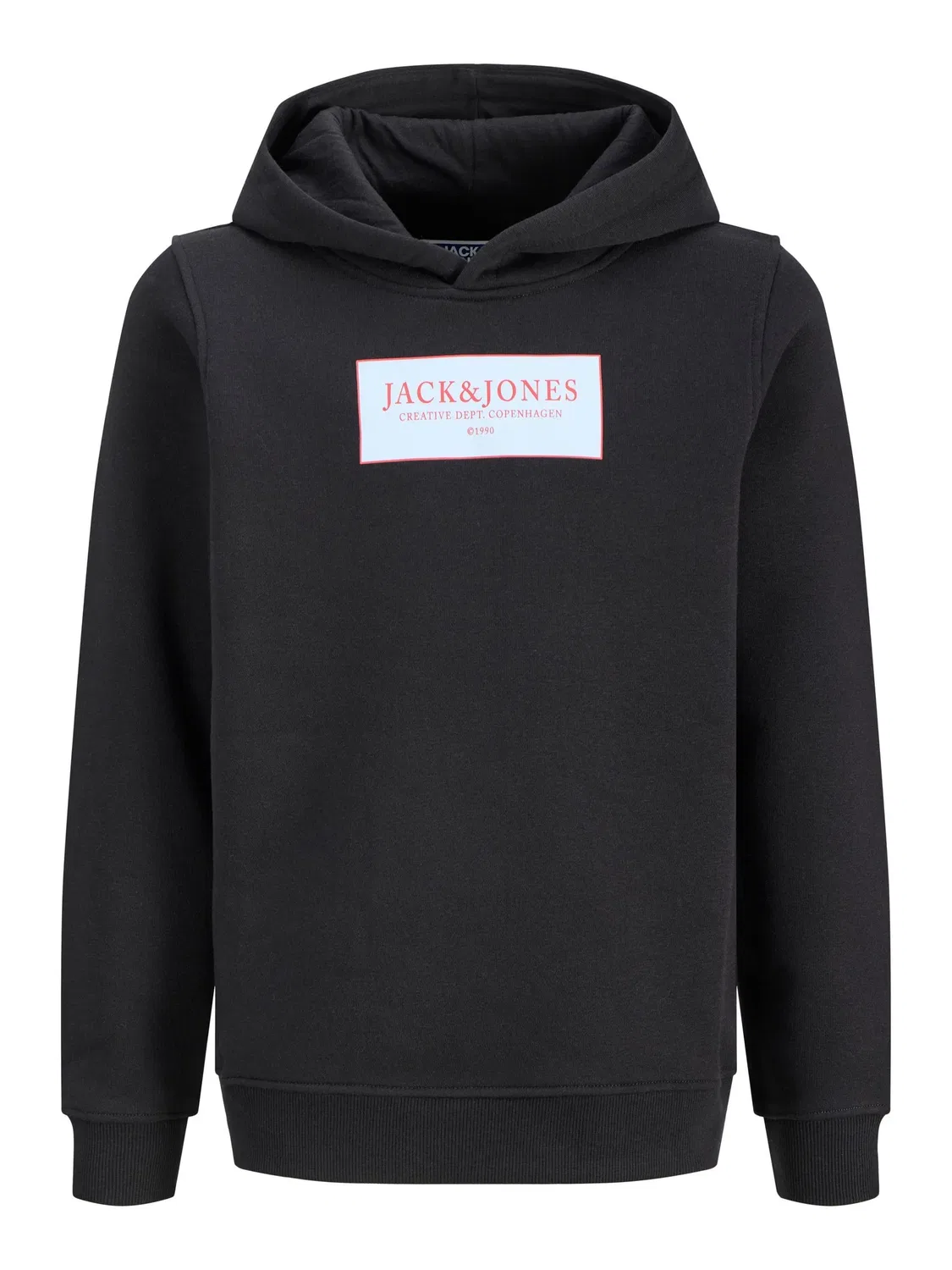 Капюшон, черный, JACK & JONES Junior, черный