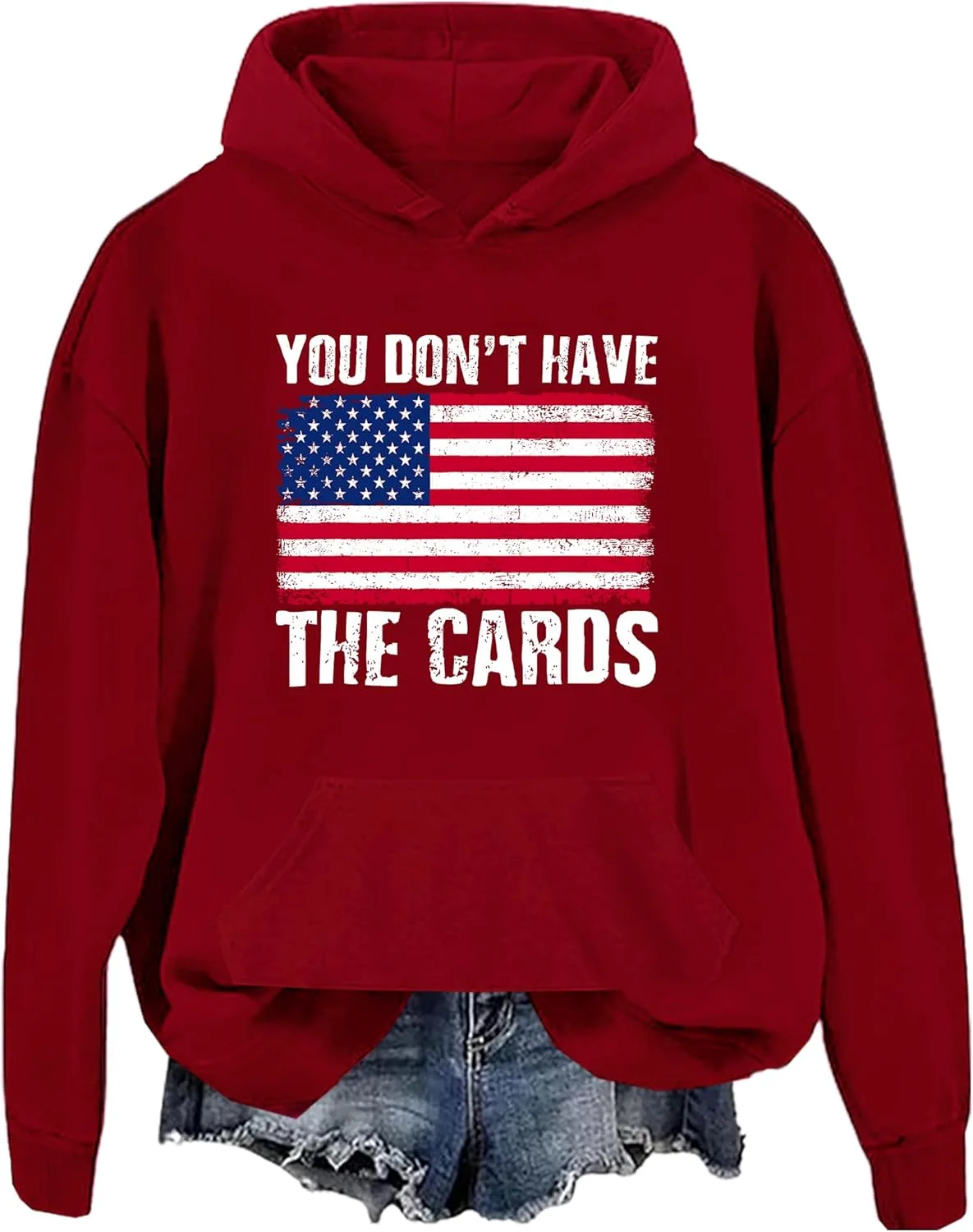 

Толстовка You Don't Have The Cards с капюшоном woati