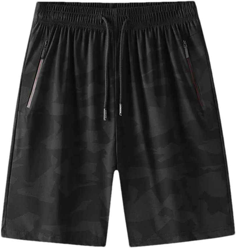 

Мужские шорты Casual, летние спортивные шорты с эластичностью и быстрой сушкой Dninmim