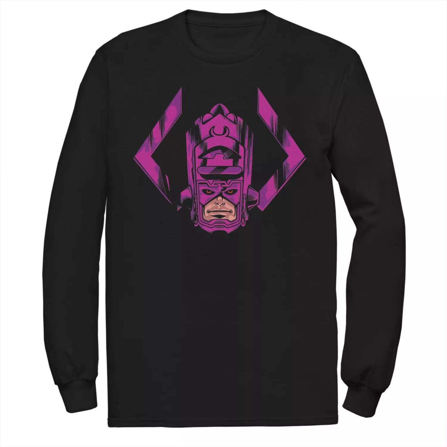 

Мужская темная футболка Fantastic Four Galactus с большим лицом Marvel