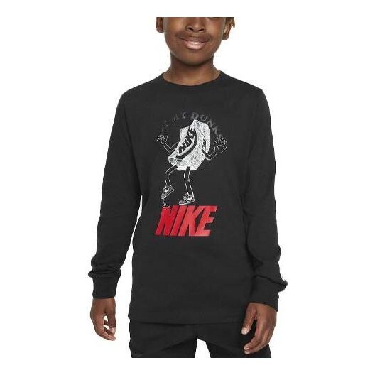 

Футболка (PS) Nike Sportswear Long-Sleeve T-Shirt 'Black', черный