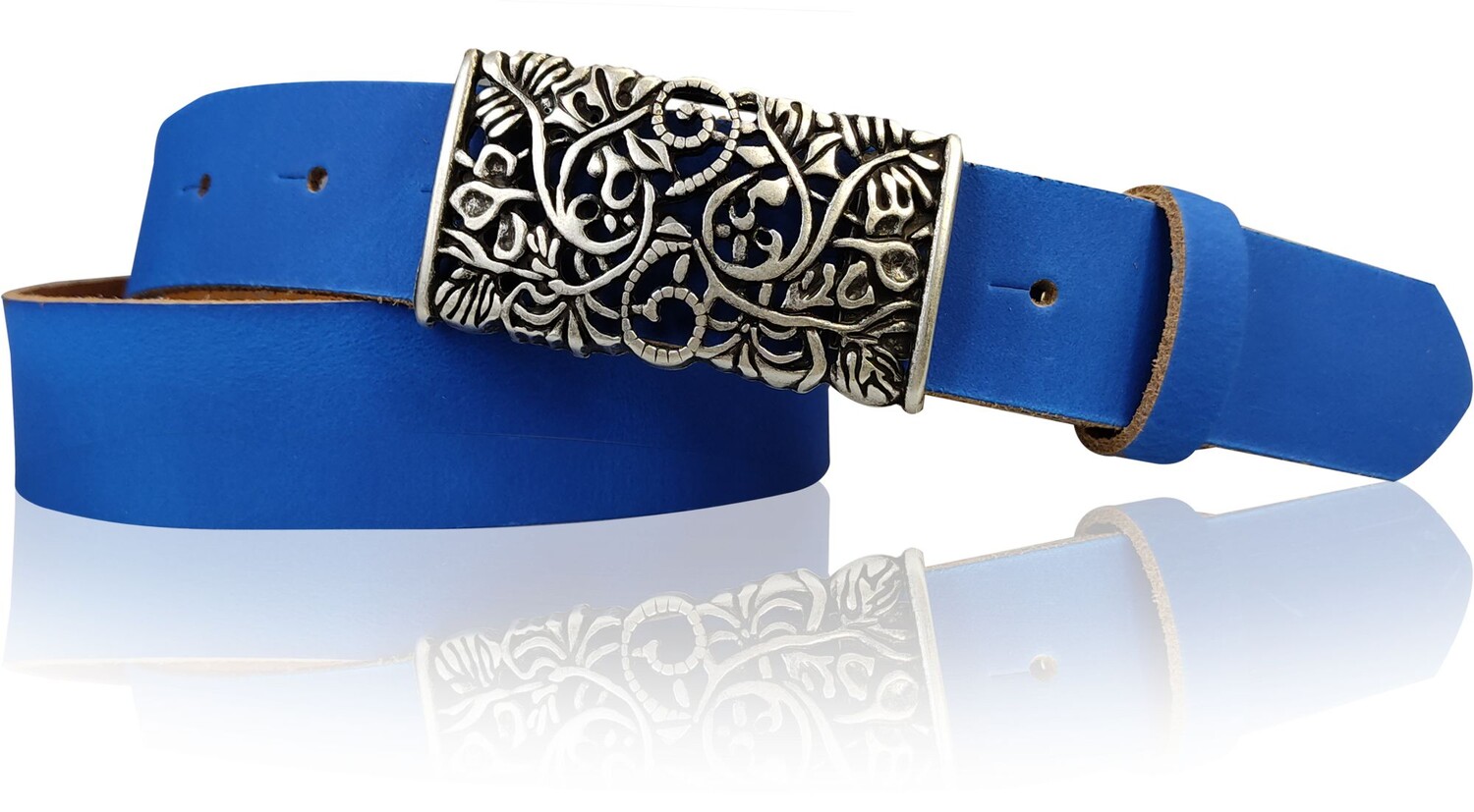 

Кожаный ремень FRONHOFER, цвет Kobalt