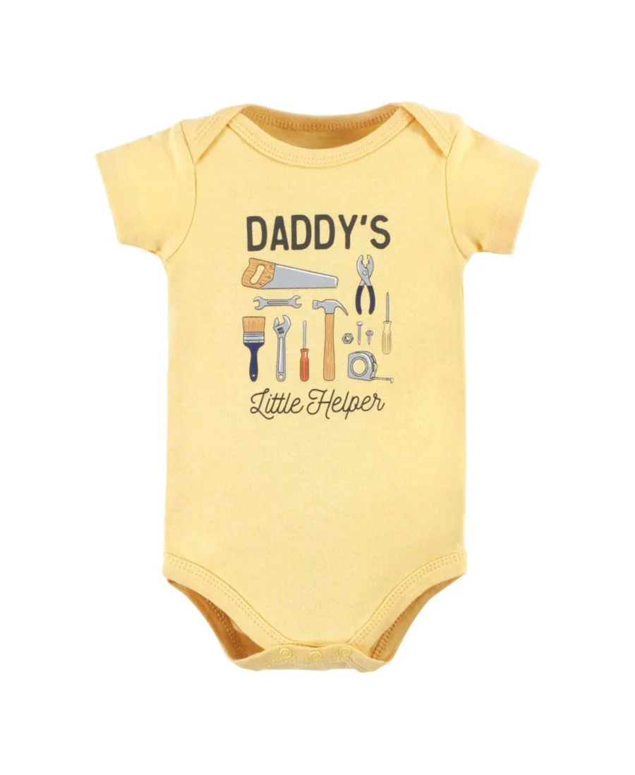 Комплект из 5 хлопковых боди Essential Hudson Baby, Construction Work 5 Pack — фото 3