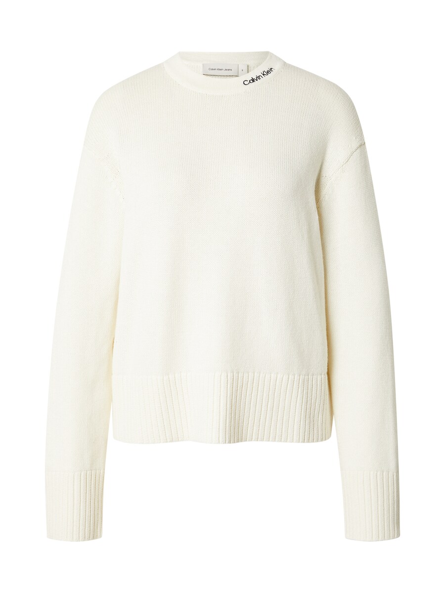 

Тонкий вязаный свитер Calvin Klein Jeans Sweater, белый