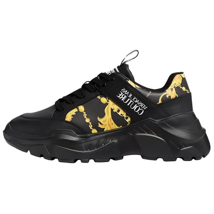 

VERSACE JEANS COUTURE Низкие повседневные туфли Chain Couture, черные, мужские