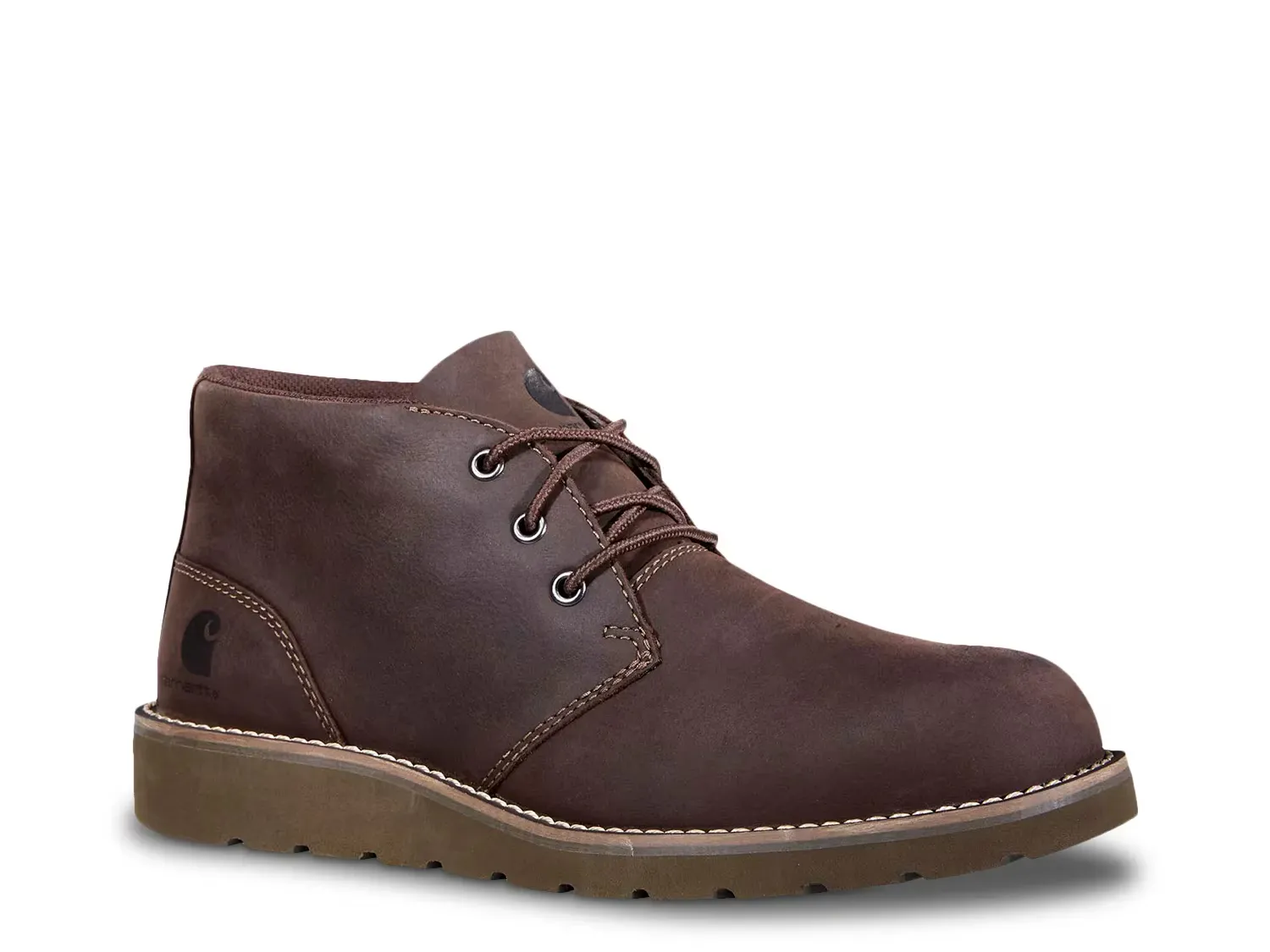 

Мужские ботинки чукка на платформе с круглым носком Carhartt, Dark Brown