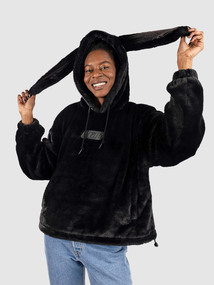 

Толстовка A.LAB Kendallie Bunny Fleece Hoodie, black