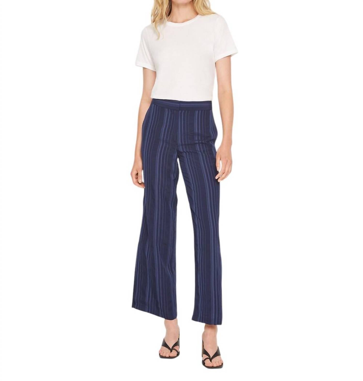 

Штаны Sonya в синюю полоску Club Monaco