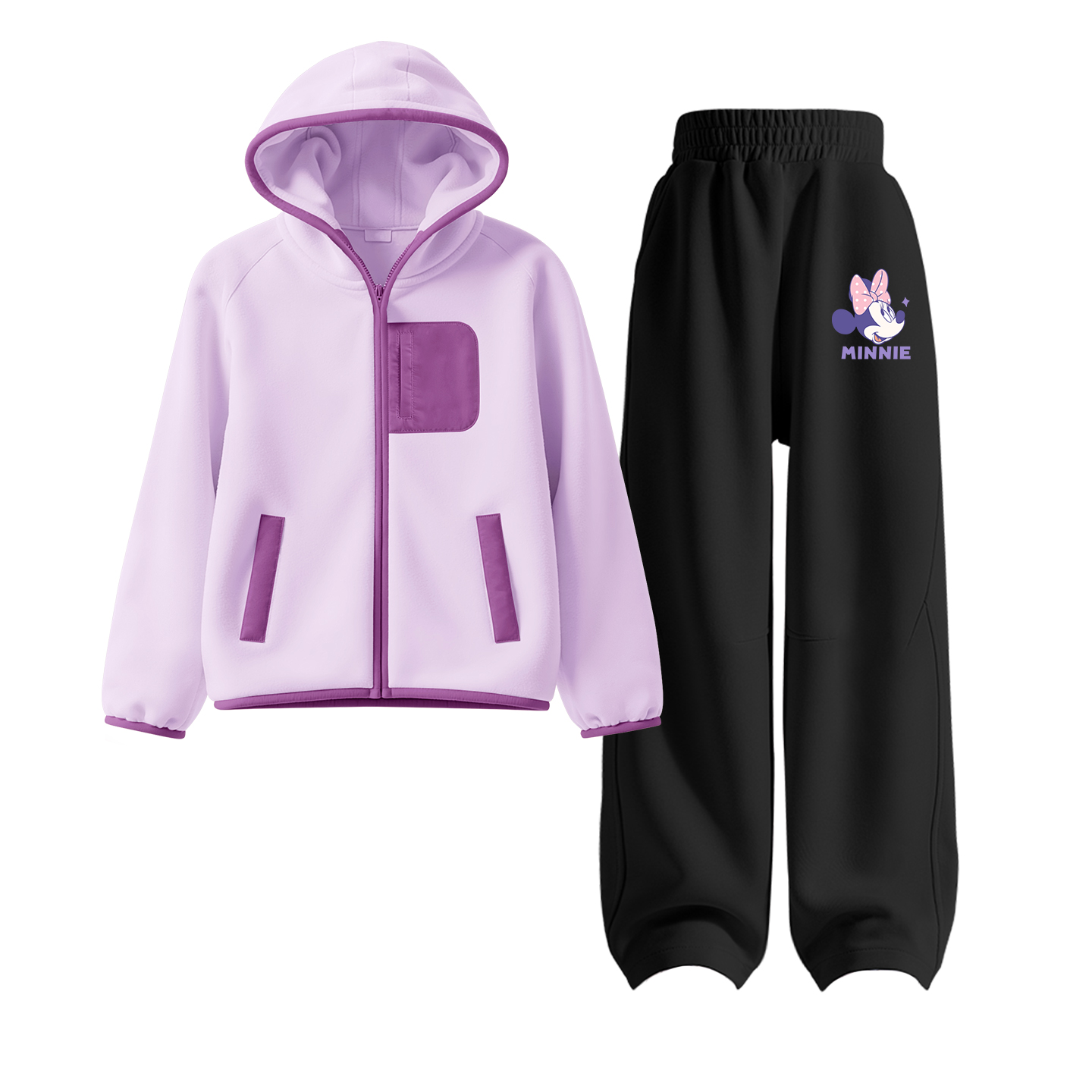 

Детская повседневная спортивная одежда Disney, фиолетовый