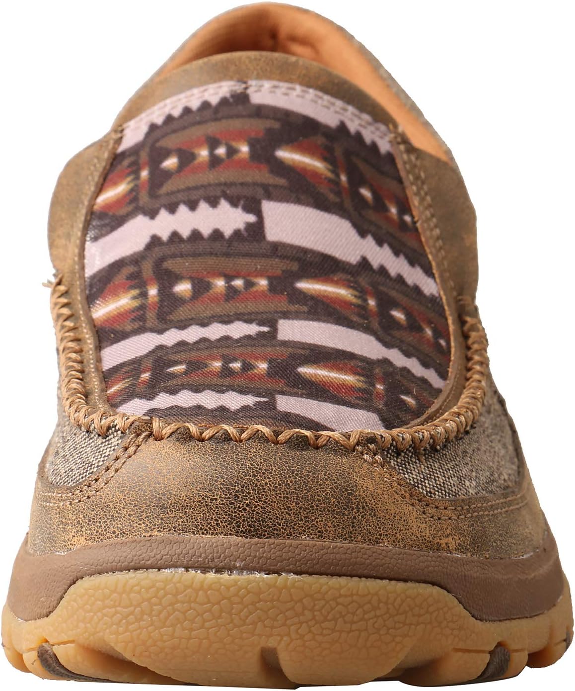 Мокасины Twisted X Men's Slip-On для вождения с мягким носком и технологией CellStretch, мультиколор — фото 4