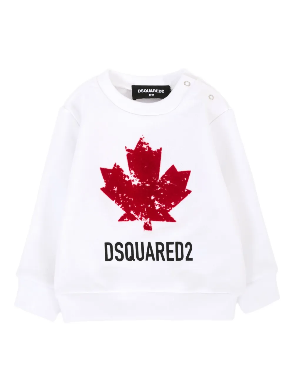 

Толстовка с принтом DSQUARED2 KIDS, белый