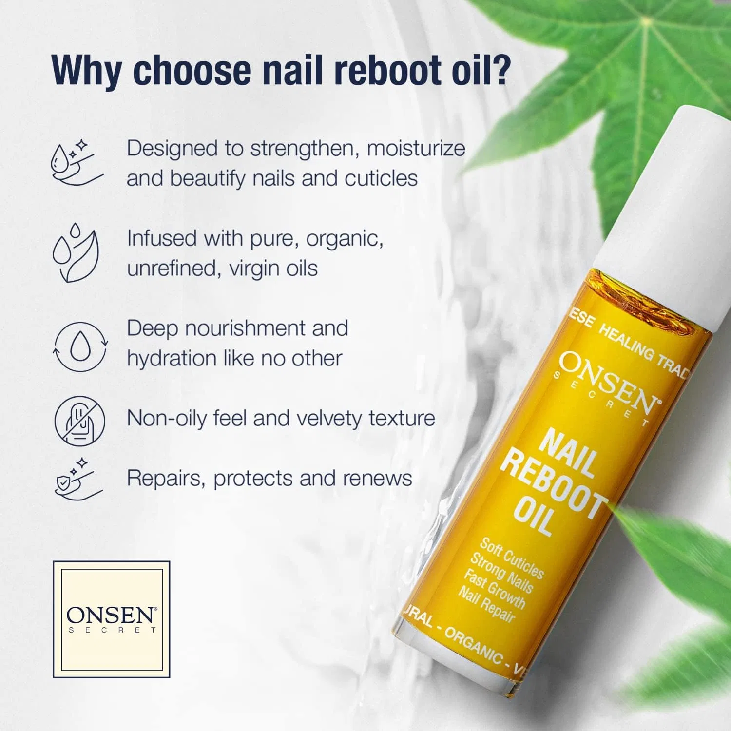 Набор для восстановления ногтей Onsen Secret Nail Reboot Duo Onsen Secret — фото 2