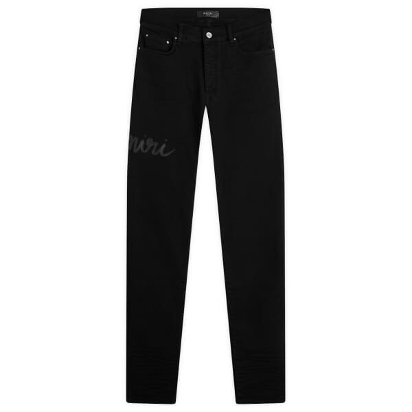 

Джинсы с логотипом Script Amiri, черный