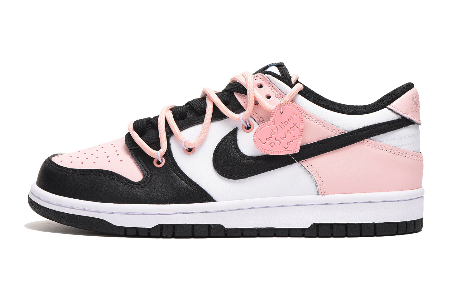 

Кроссовки Nike Dunk Low, розовый/черный