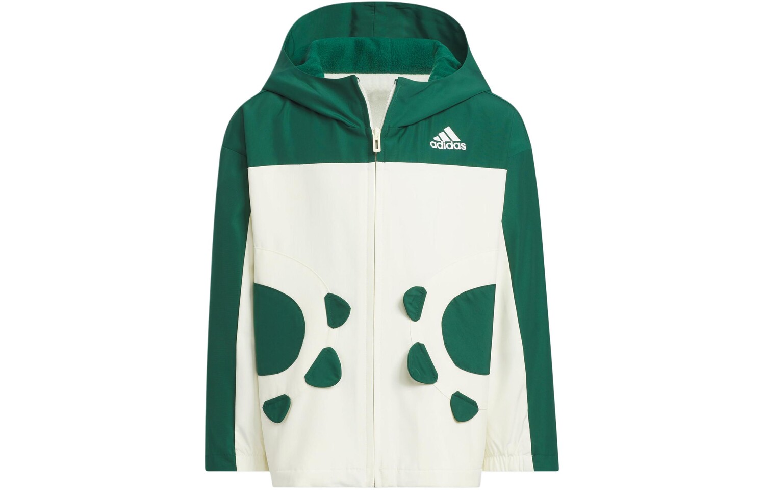 

Детская куртка Adidas, зеленый/белый