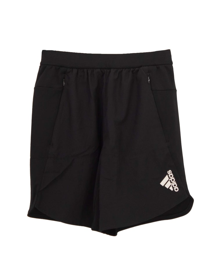

Тканевые шорты adidas, черный