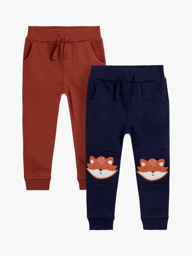 

Детские хлопковые штаны Fox JoJo Maman Bébé, Pack of 2, Navy