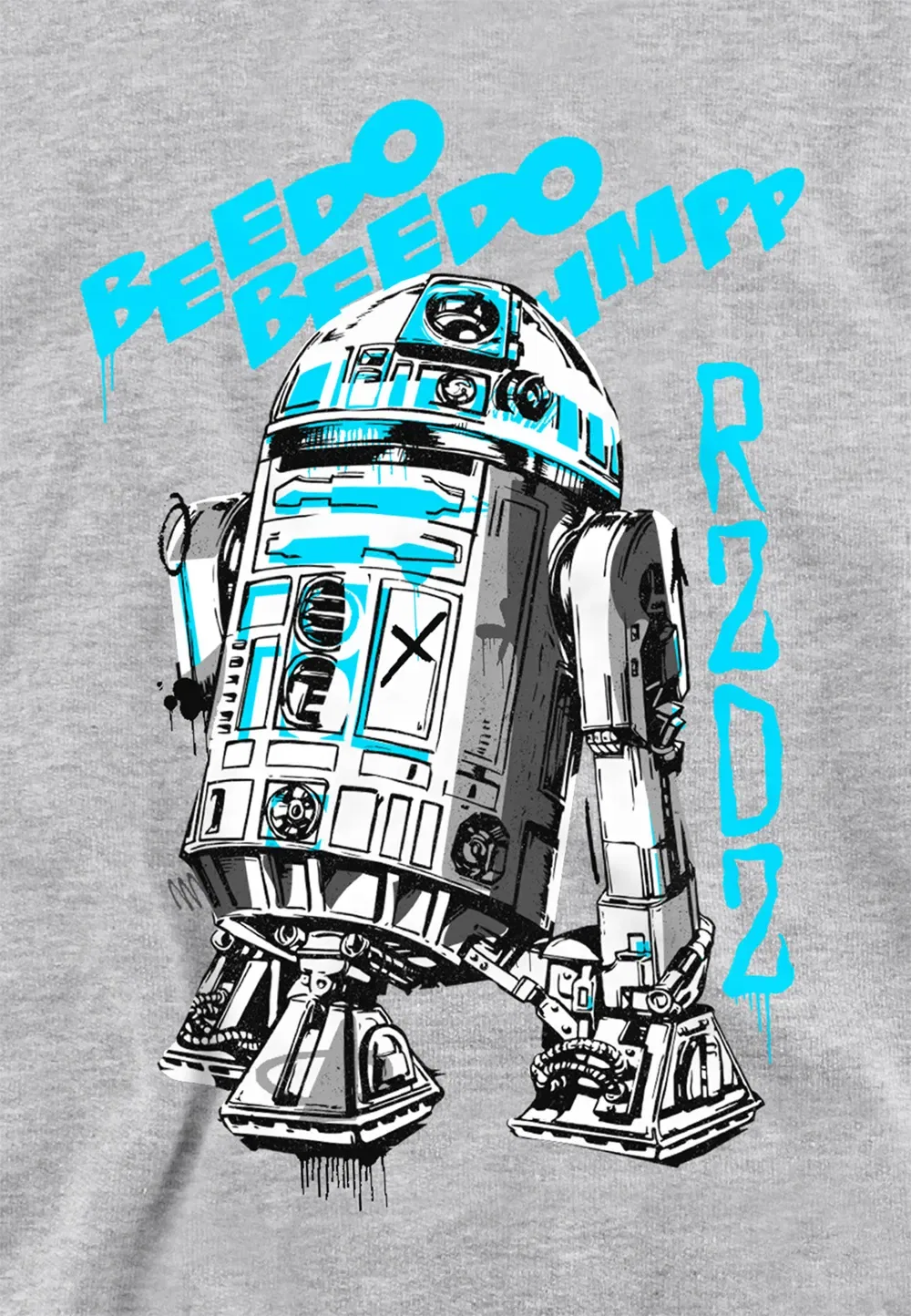 Детский худи R2D2 Disney, серый — фото 2