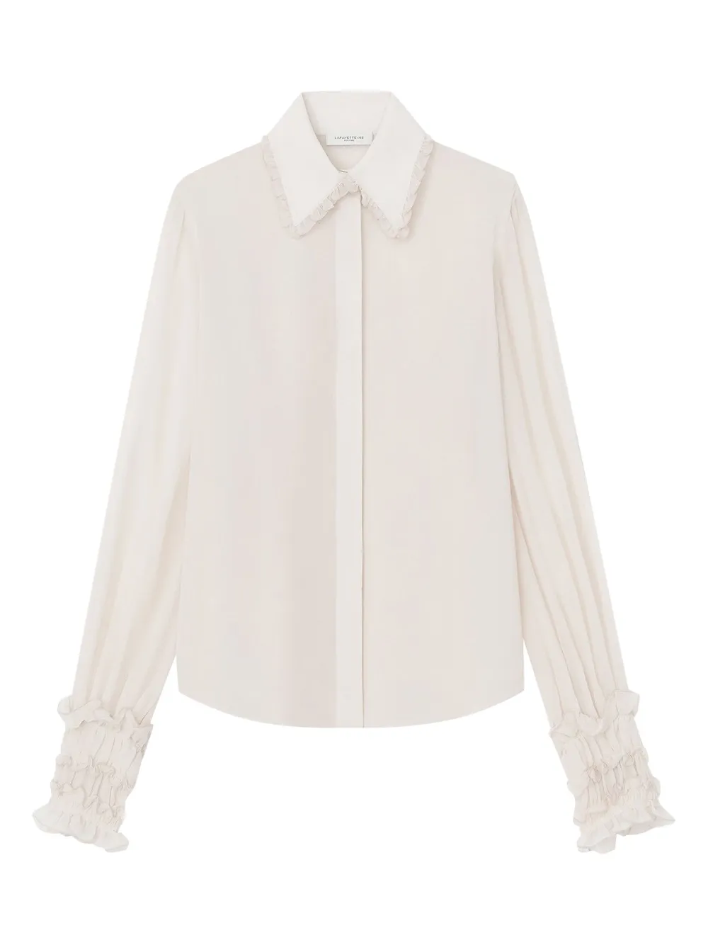 

Шелковая рубашка Lafayette 148, нейтральный