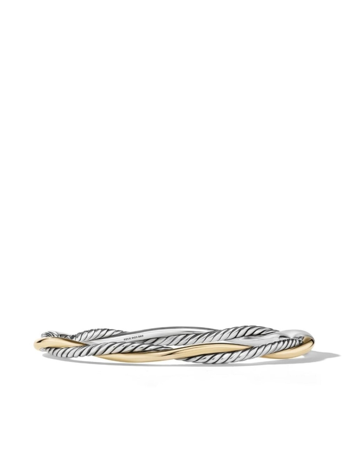 

Браслет Petite Infinity из желтого золота и серебра David Yurman, золотой