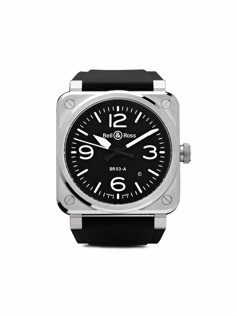 

Наручные часы BR 03 41 мм Bell & Ross, черный