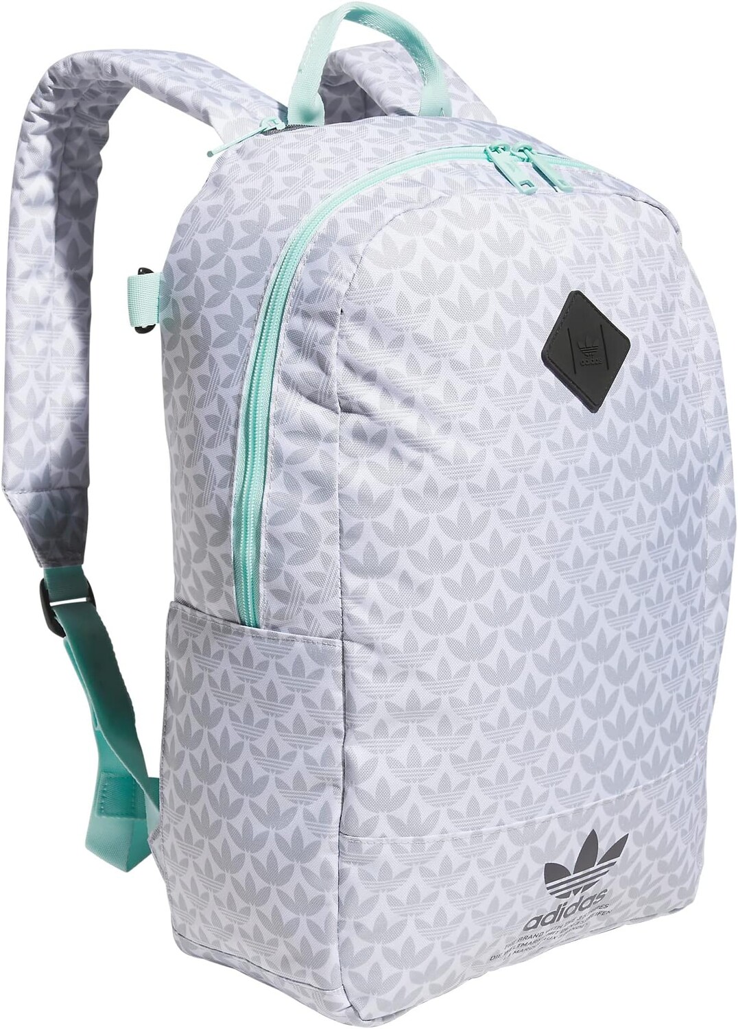 

Рюкзак Adidas Graphic Backpack, цвет Monogram All Over Print/White/Carbon Grey/Semi Flash Aqua Blue