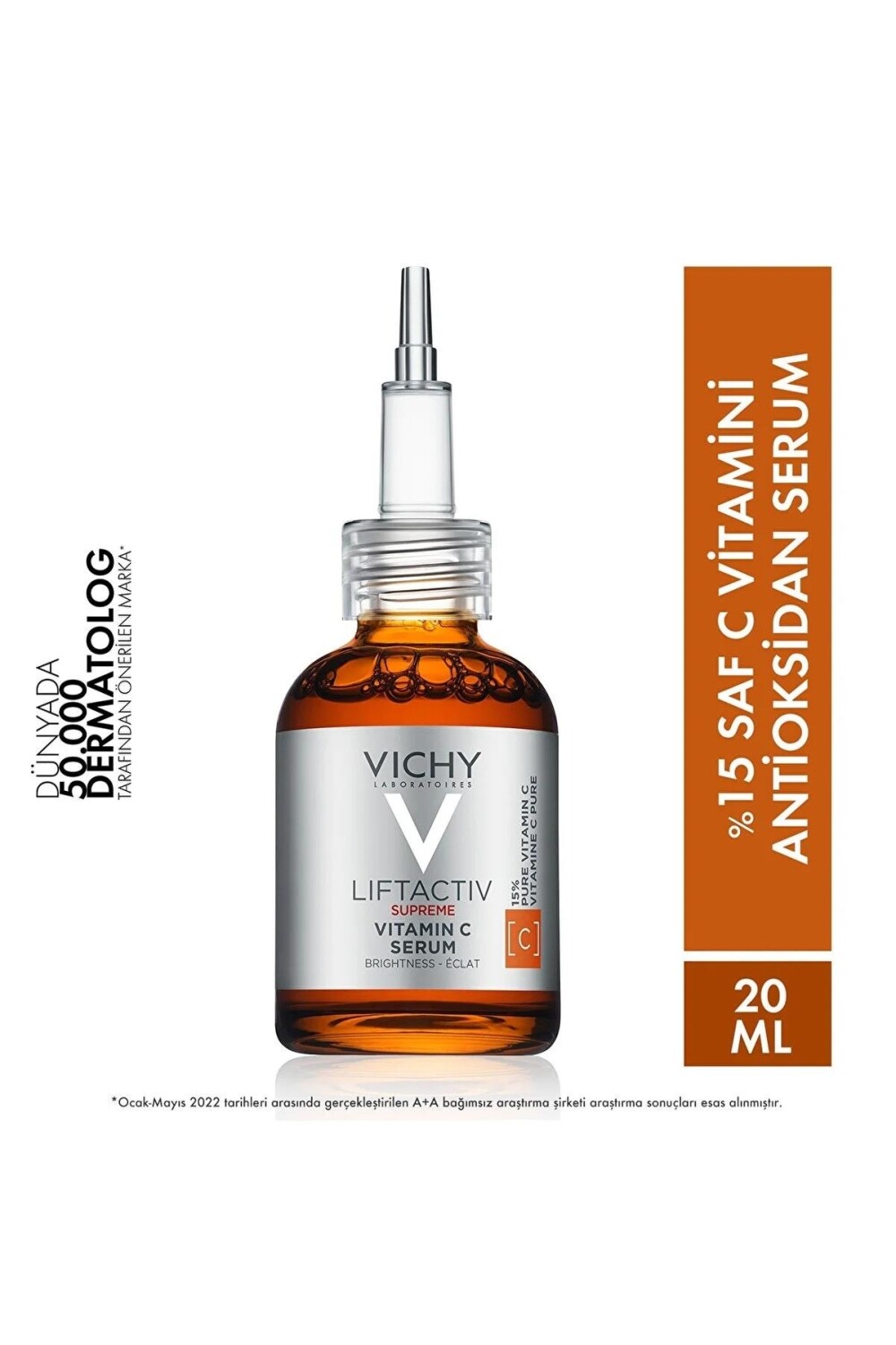 

Vichy Liftactive Supreme 15% Pure Vitamin C Осветляющая антиоксидантная сыворотка 20 мл