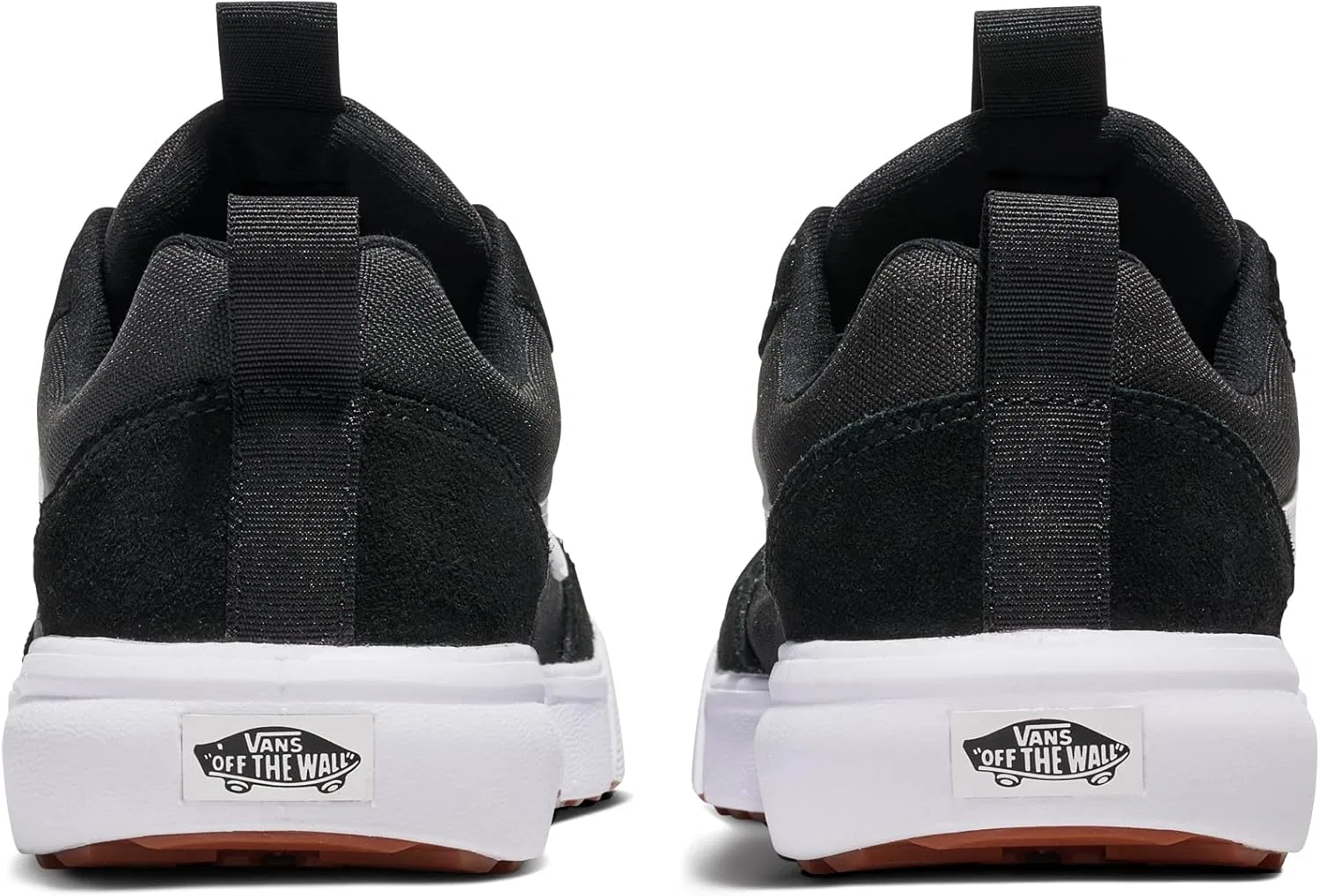 Кроссовки Vans Men's Range Exp Trainers, Suede Canvas Black White — фото 3