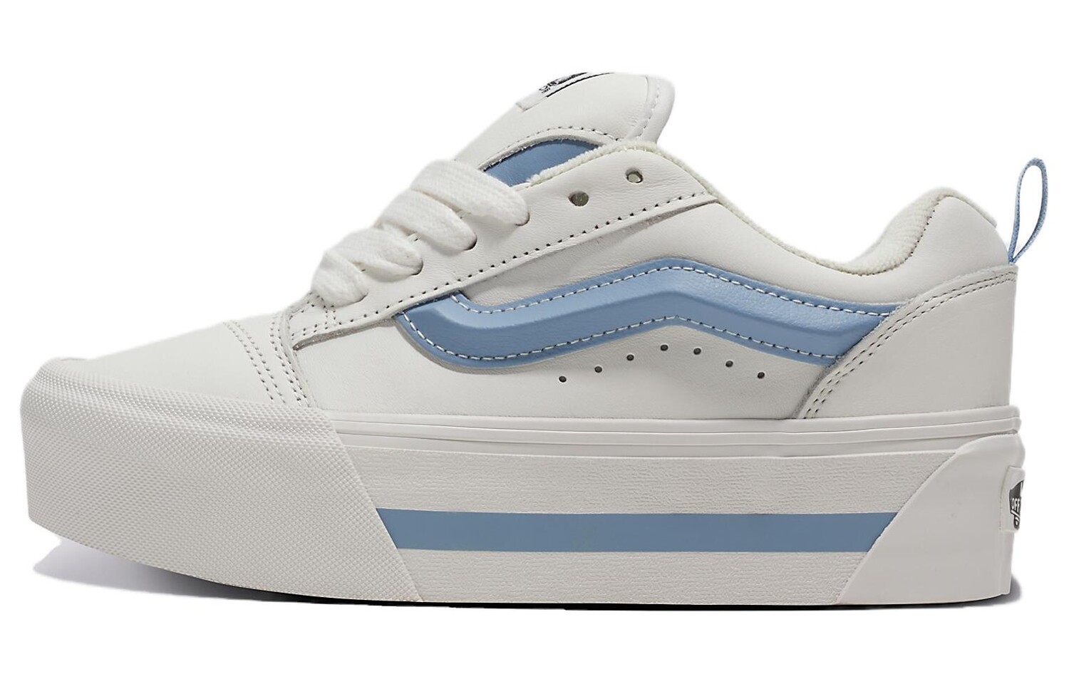 

Кроссовки Vans Knu Stack Skateboarding Shoes Women's Low-top White/Blue, белый/синий