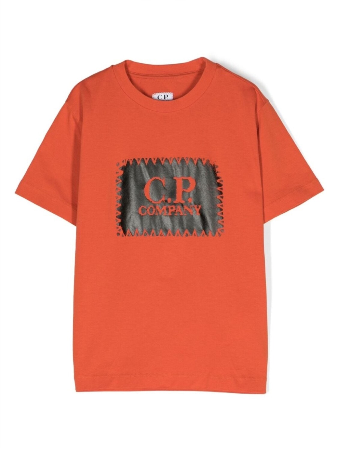 

C.P. Company Kids футболка с логотипом, оранжевый