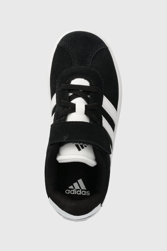 adidas Детские замшевые кроссовки VL COURT 3.0 EL C, черный — фото 4