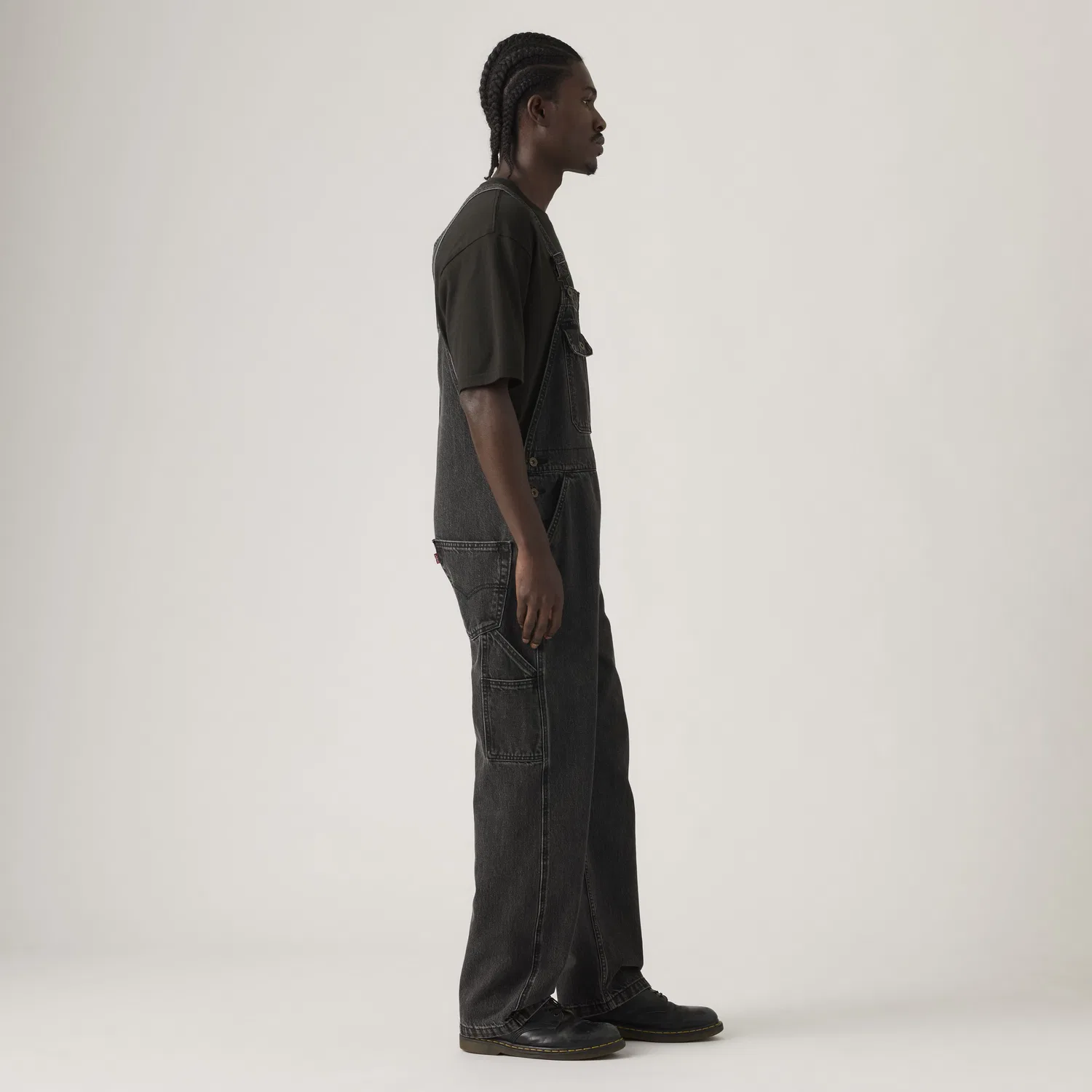 Свободный мужской комбинезон Levi's, Black — фото 4