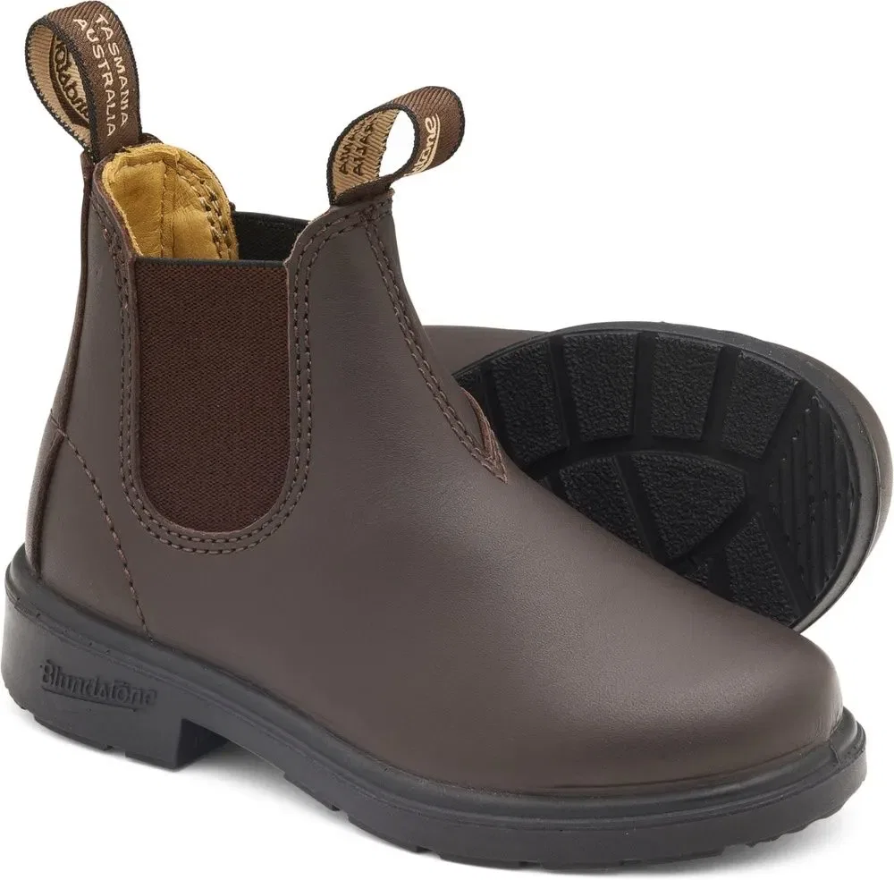 Челси ботинки, кожа, Blundstone, коричневый