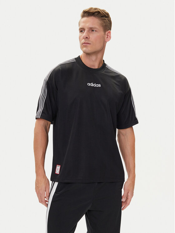 

Футболка regular fit 90s Stripe JX3068 Adidas, чёрный