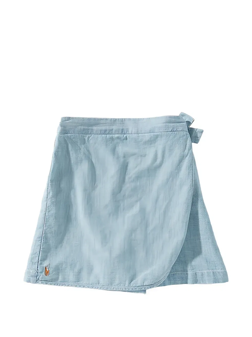 Юбка из шамбре с запахом Polo Ralph Lauren Kids, синий