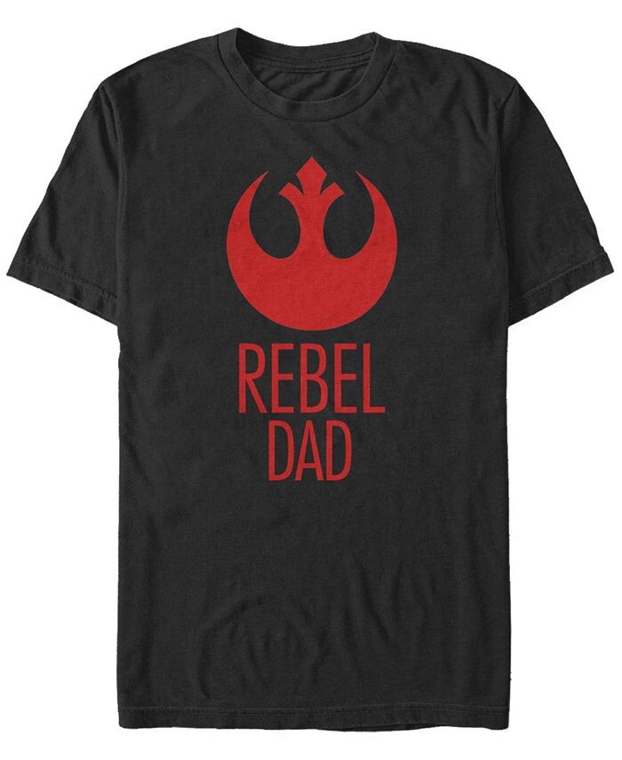

Мужская футболка с короткими рукавами и круглым вырезом Rebel Dad Fifth Sun, черный