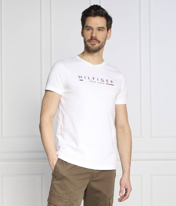 Футболка мужская Tommy Hilfiger из хлопка, белый — фото 3