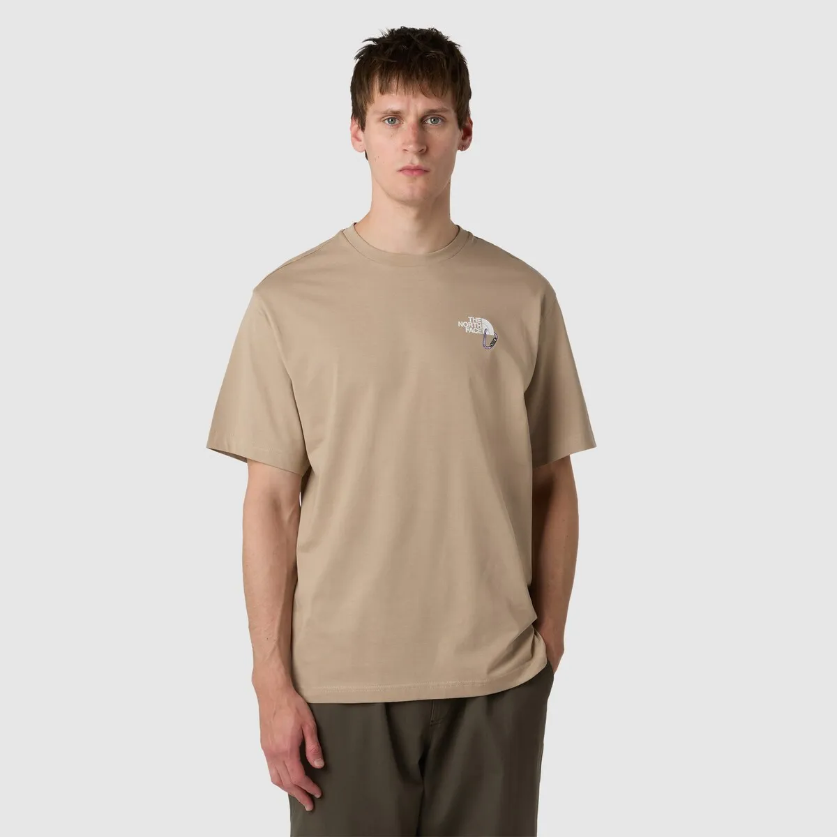 

Мужская футболка North Face Explore Carabiner The North Face, бежевый