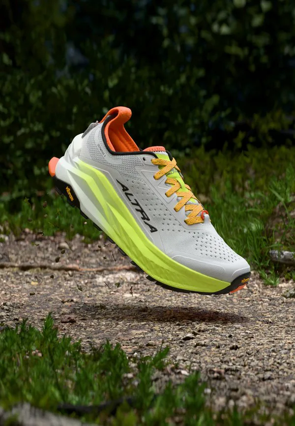 Кроссовки для бега по пересеченной местности olympus 6 Altra, Gray/Lime
