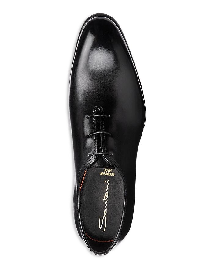 Мужские модельные туфли Carter Wholecut на шнуровке Santoni — фото 2
