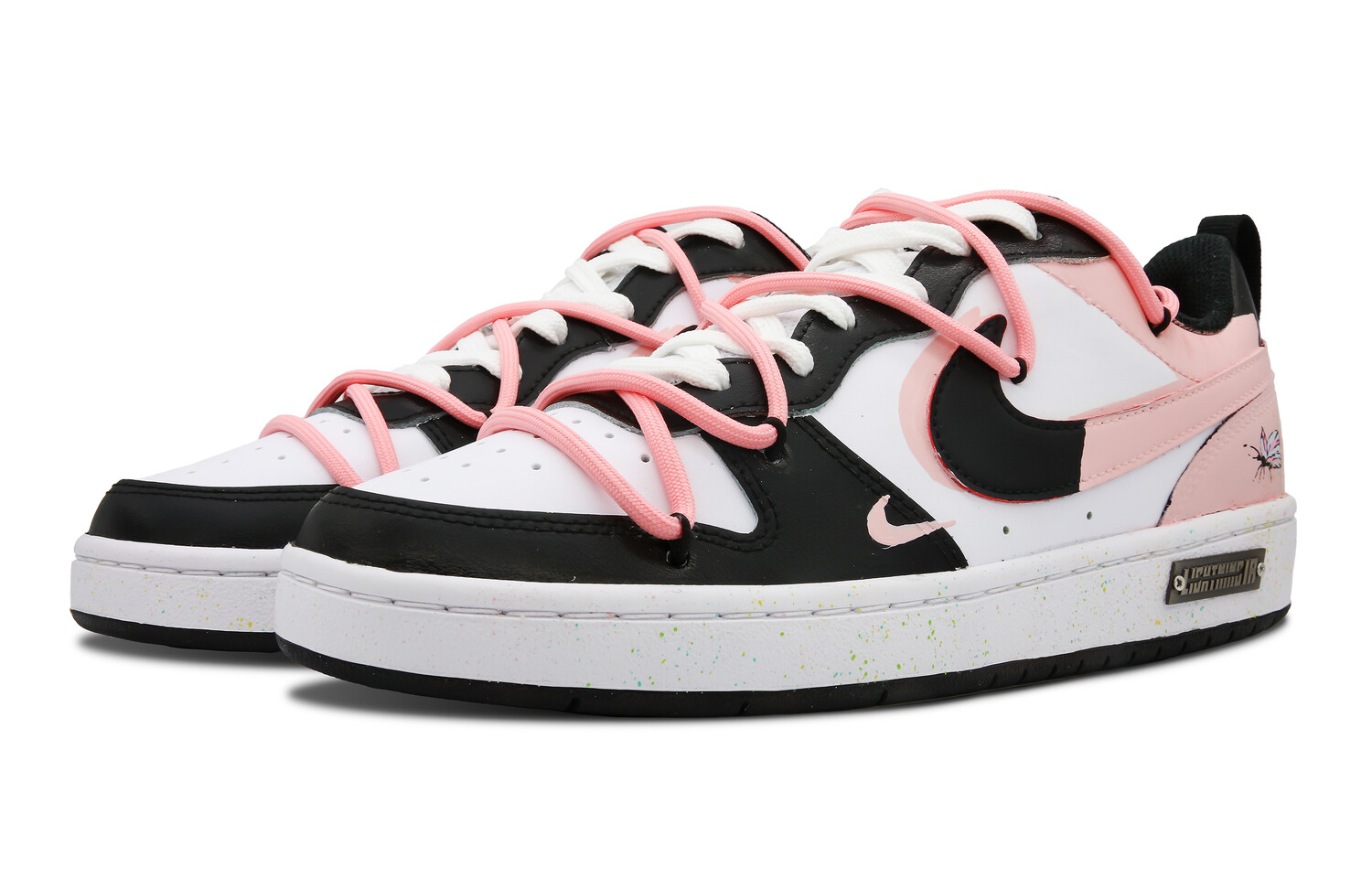 

Кроссовки Nike Court Borough Skateboard Shoes Women's Low-Top Black, черный